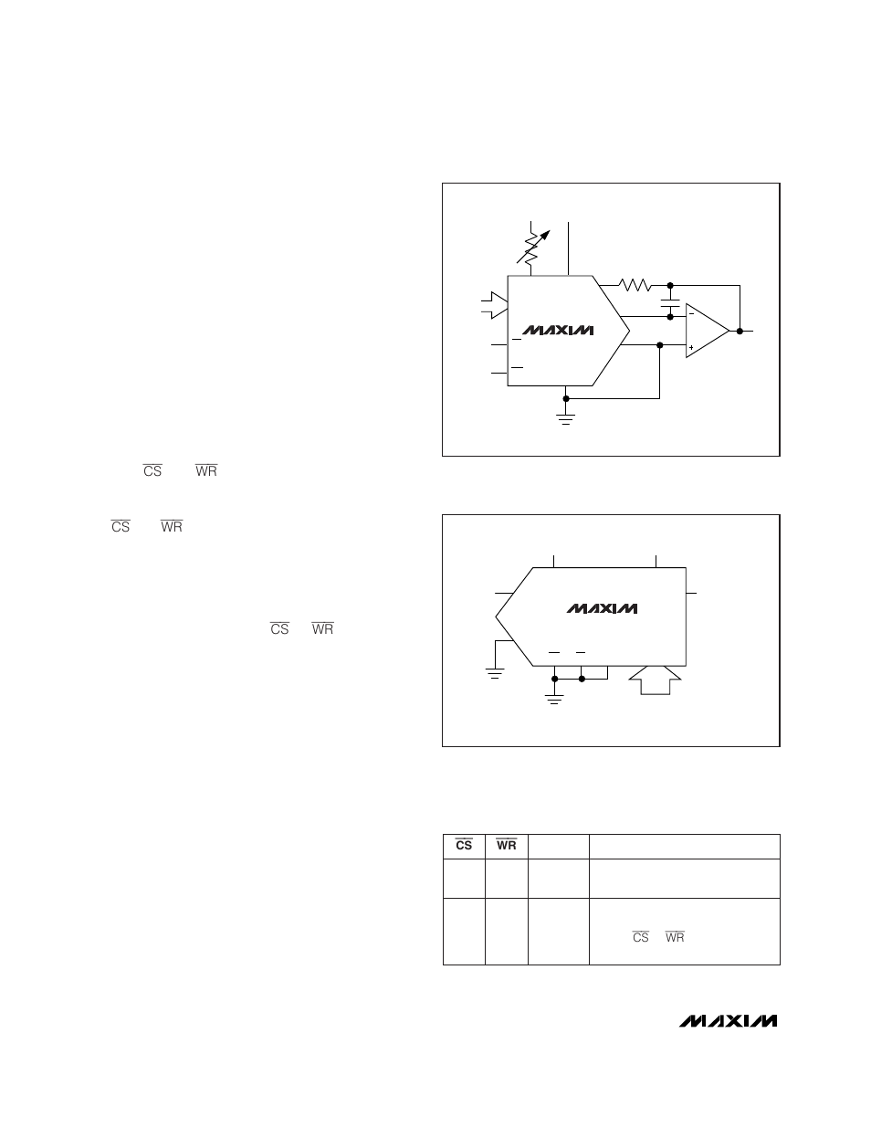 Max5480, Bit parallel dac in qsop-16 package, Detailed description | Applications information, Table 1. mode-selection table, Interface-logic information | Rainbow Electronics MAX5480 User Manual | Page 4 / 6