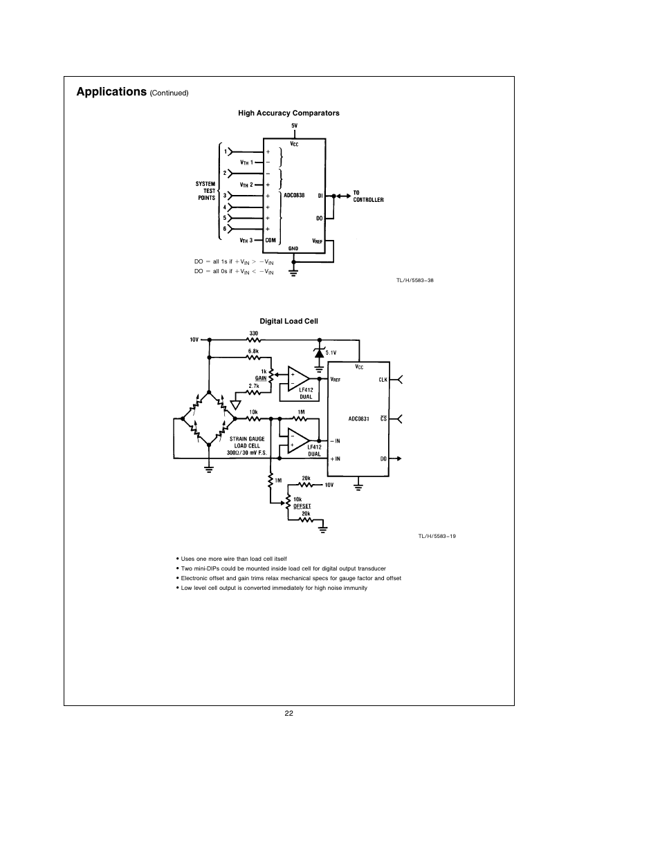 Applications | Rainbow Electronics ADC0838 User Manual | Page 22 / 32