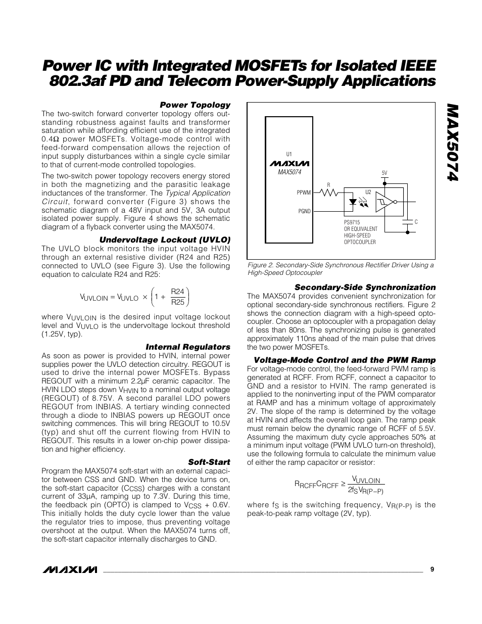 Rainbow Electronics MAX5074 User Manual | Page 9 / 13