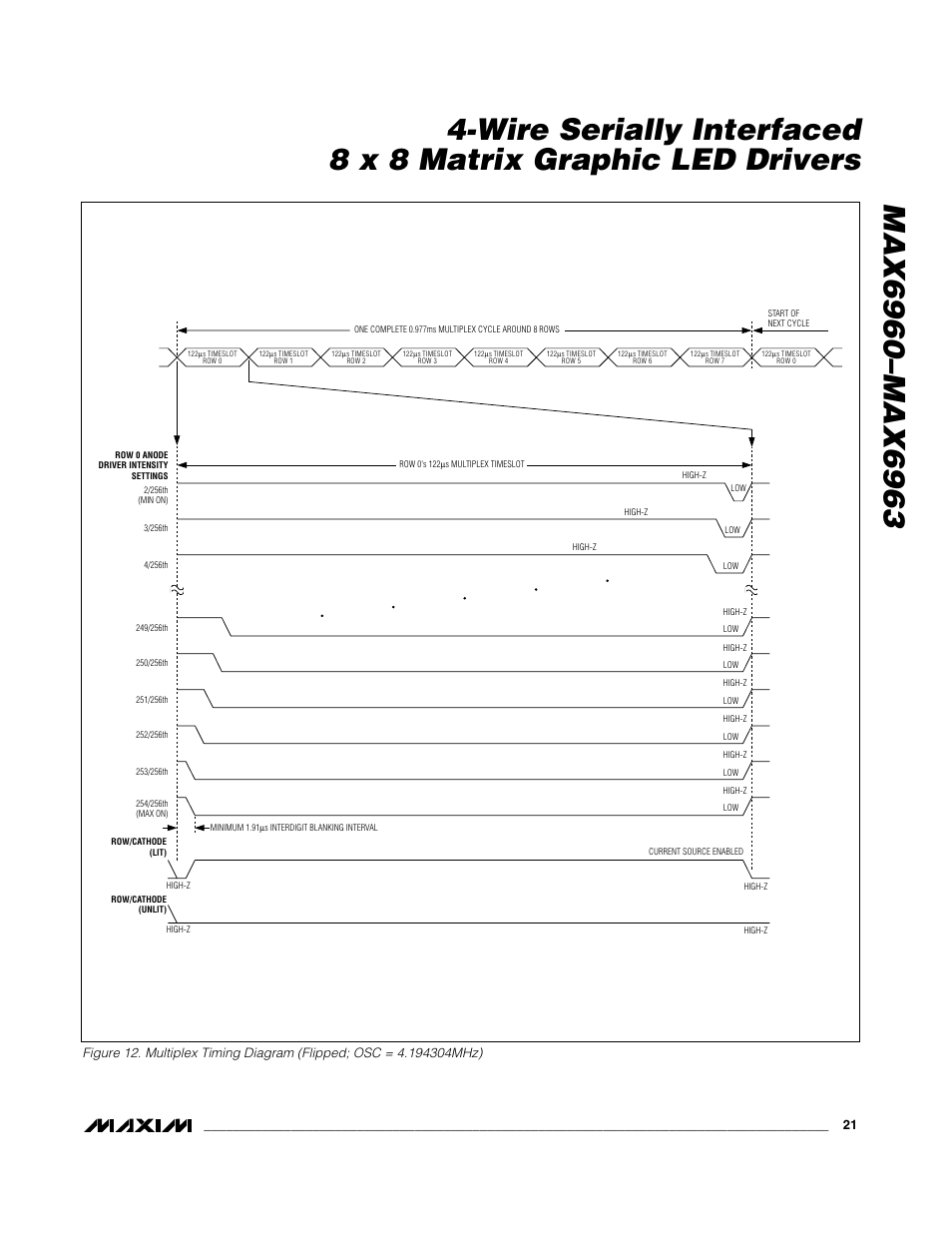 Rainbow Electronics MAX6963 User Manual | Page 21 / 34