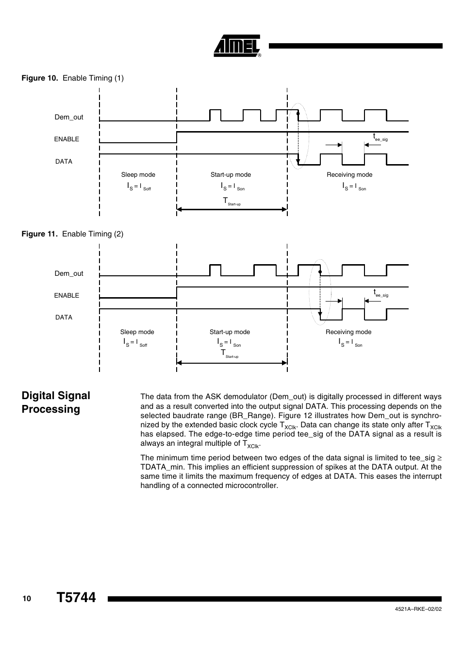 T5744, Digital signal processing | Rainbow Electronics T5744 User Manual | Page 10 / 19