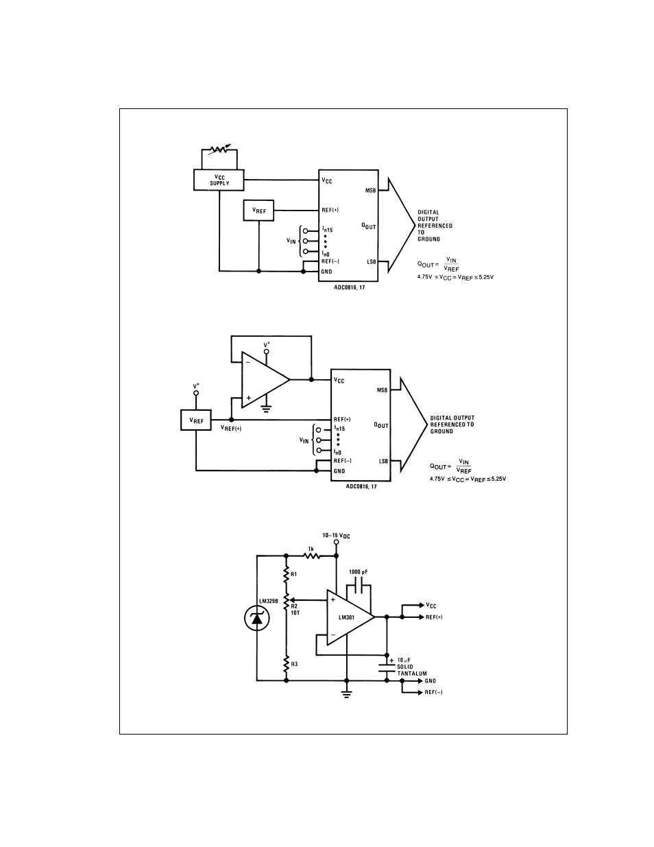 Applications information | Rainbow Electronics ADC0817 User Manual | Page 10 / 14
