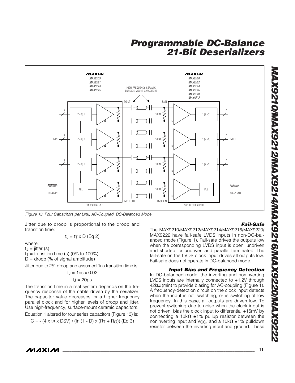 Rainbow Electronics MAX9216 User Manual | Page 11 / 17