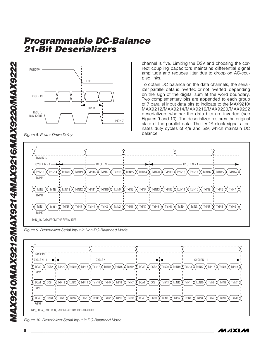 Rainbow Electronics MAX9216 User Manual | Page 8 / 17