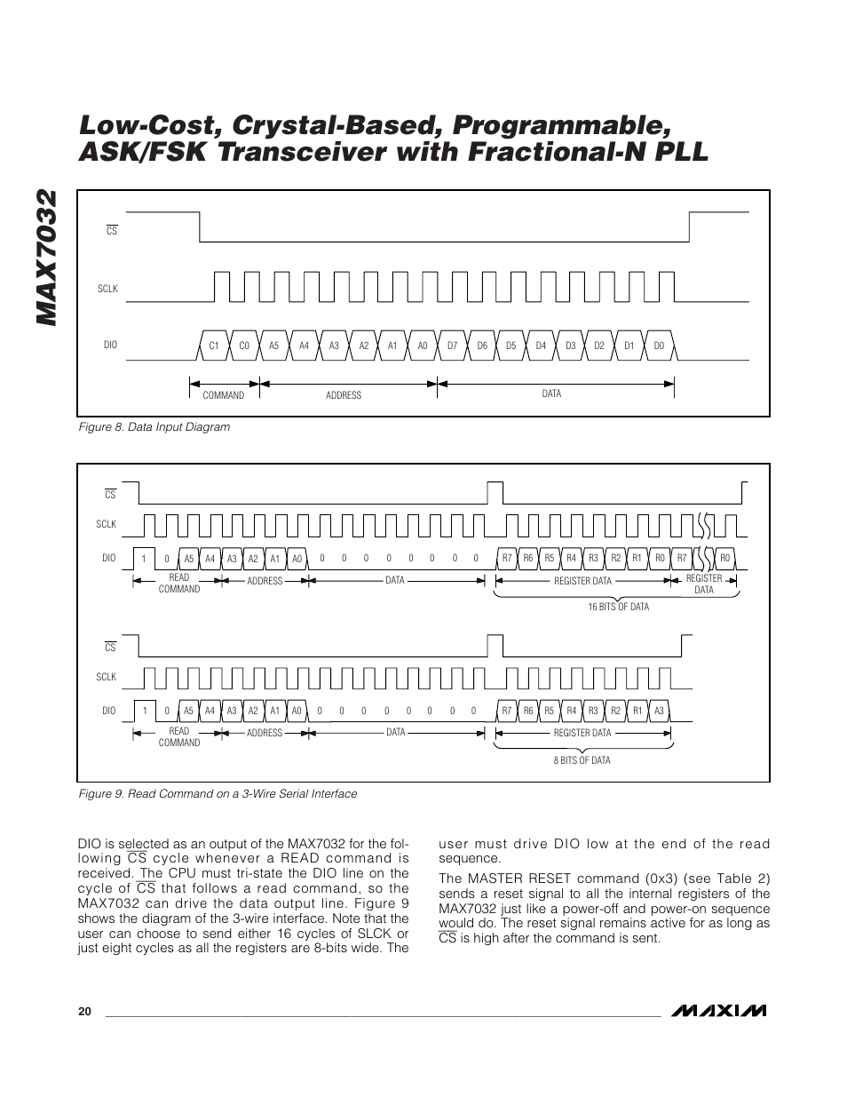 Rainbow Electronics MAX7032 User Manual | Page 20 / 32