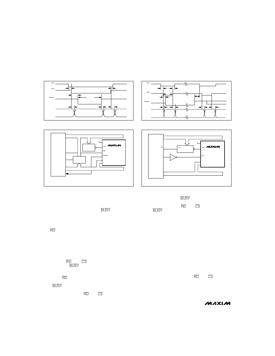 Cmos, µp-compatible, 5µs/10µs, 8-bit adcs | Rainbow Electronics MX7576 User Manual | Page 6 / 12