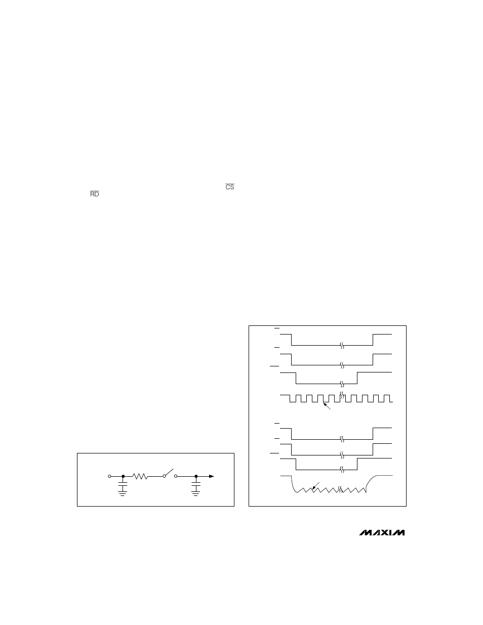 Cmos, µp-compatible, 5µs/10µs, 8-bit adcs | Rainbow Electronics MX7576 User Manual | Page 8 / 12