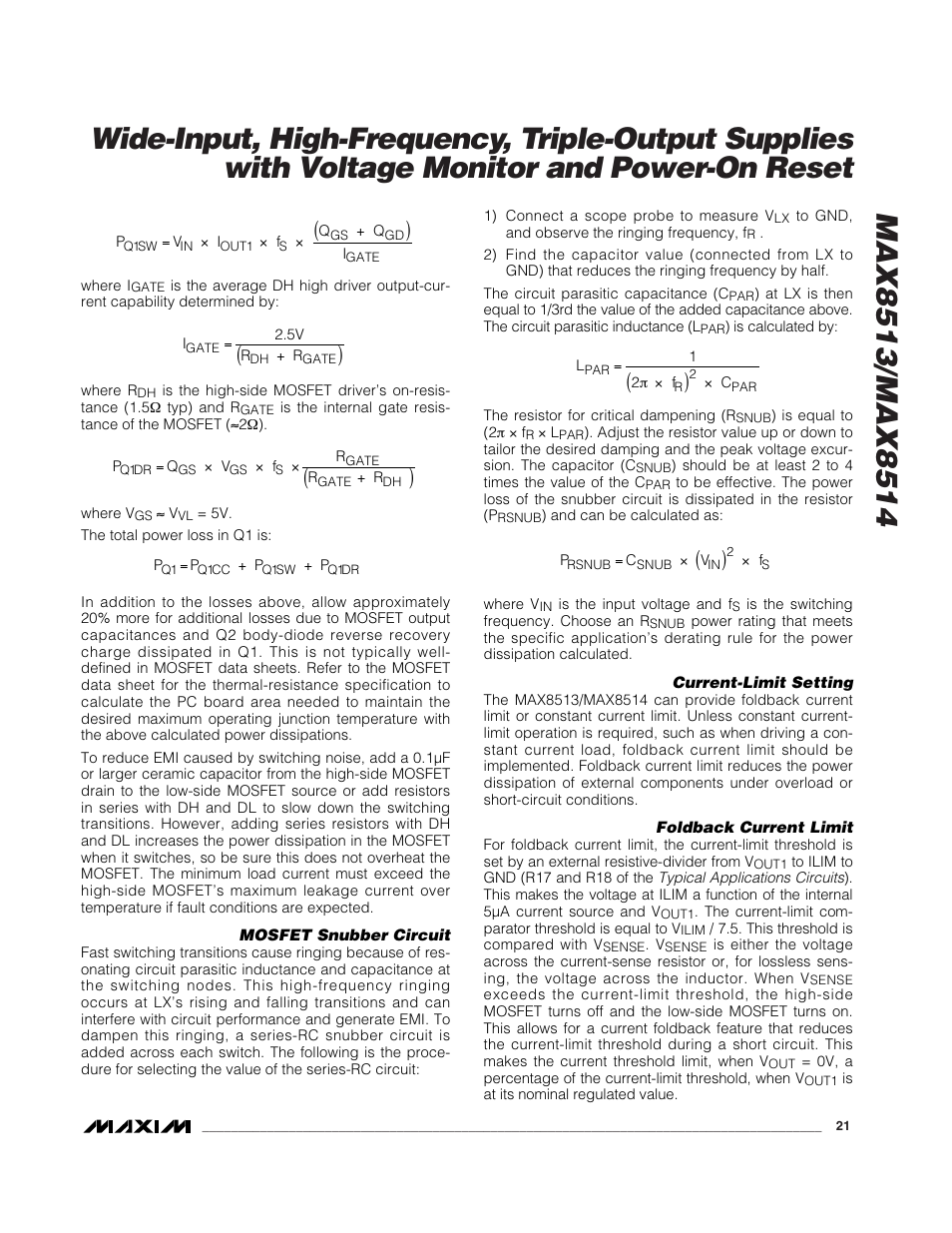 Rainbow Electronics MAX8514 User Manual | Page 21 / 35