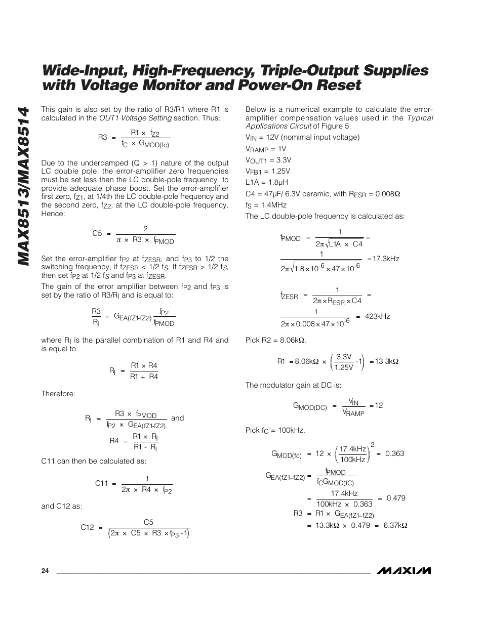 Rainbow Electronics MAX8514 User Manual | Page 24 / 35