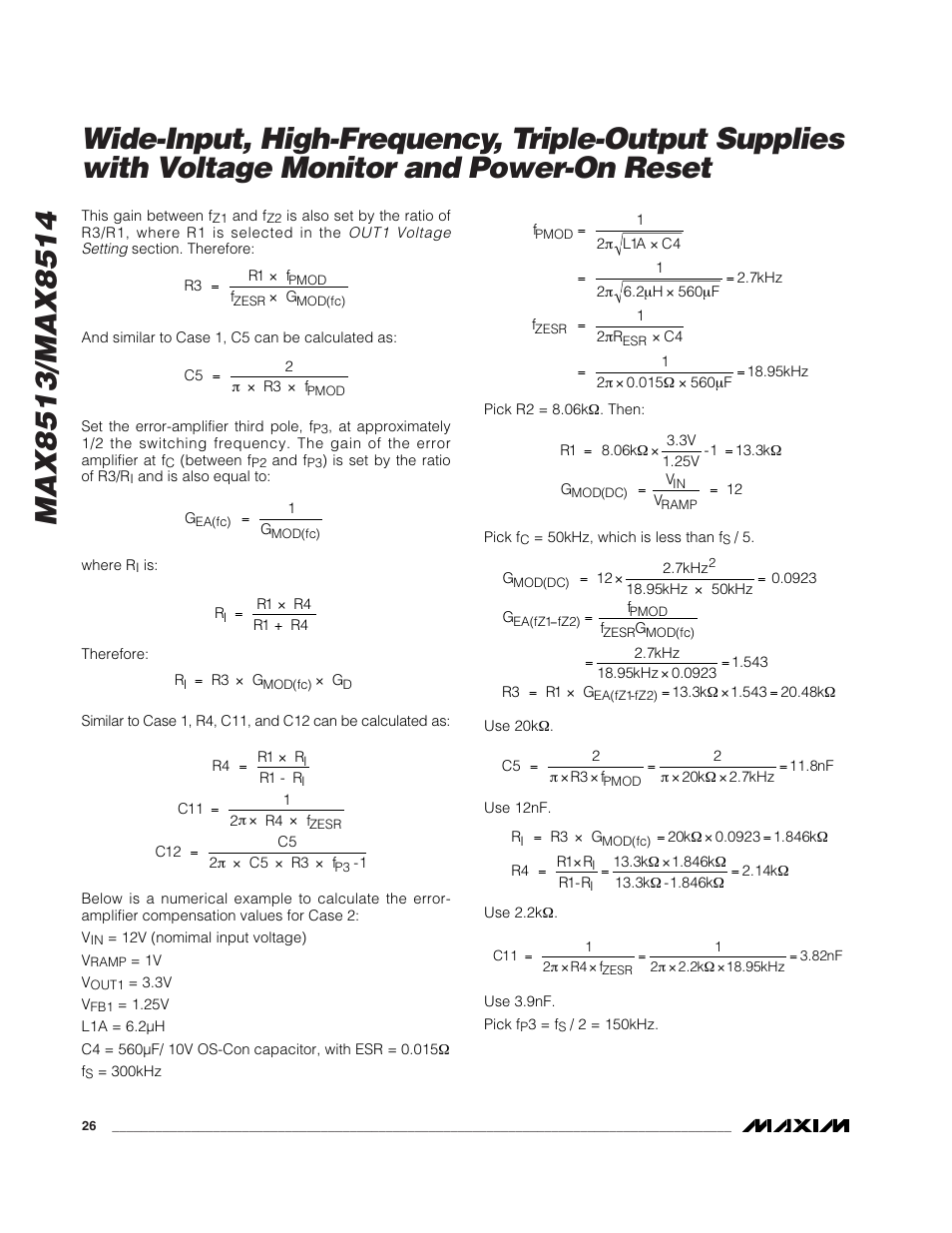 Rainbow Electronics MAX8514 User Manual | Page 26 / 35