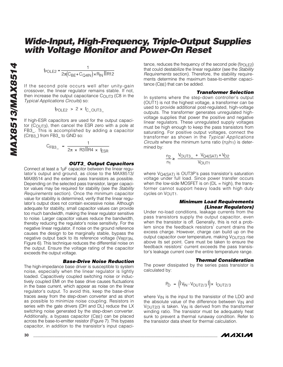 Rainbow Electronics MAX8514 User Manual | Page 30 / 35