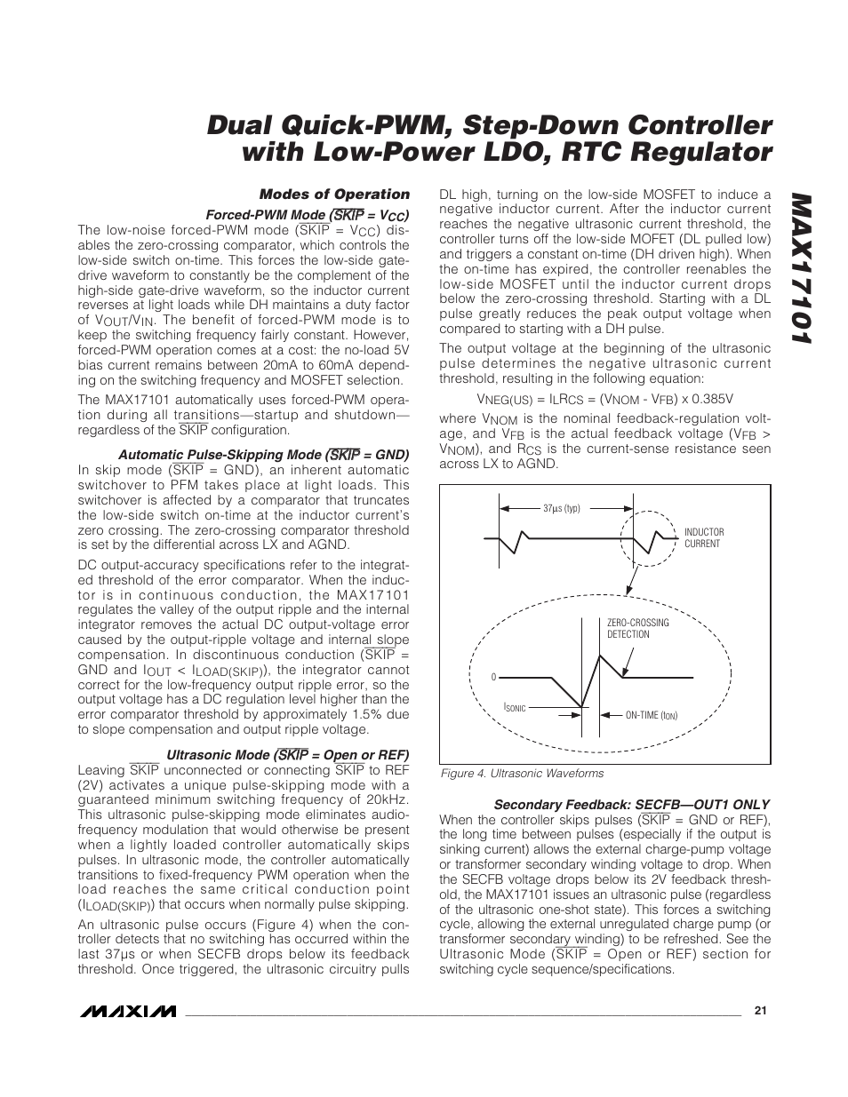 Rainbow Electronics MAX17101 User Manual | Page 21 / 30