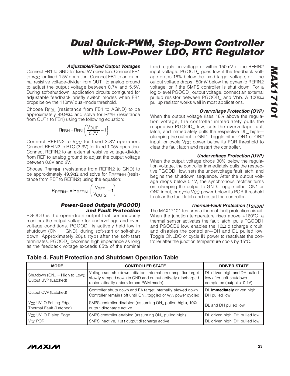 Rainbow Electronics MAX17101 User Manual | Page 23 / 30