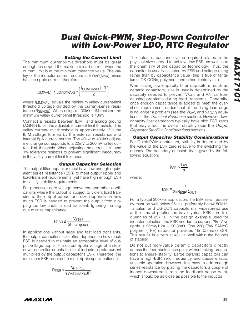 Rainbow Electronics MAX17101 User Manual | Page 25 / 30