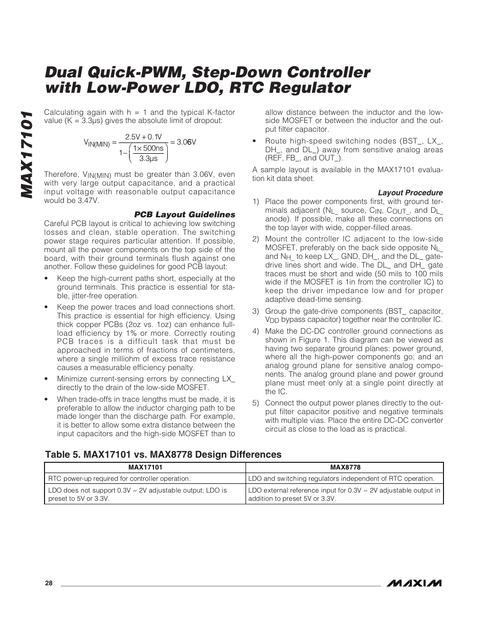 Rainbow Electronics MAX17101 User Manual | Page 28 / 30