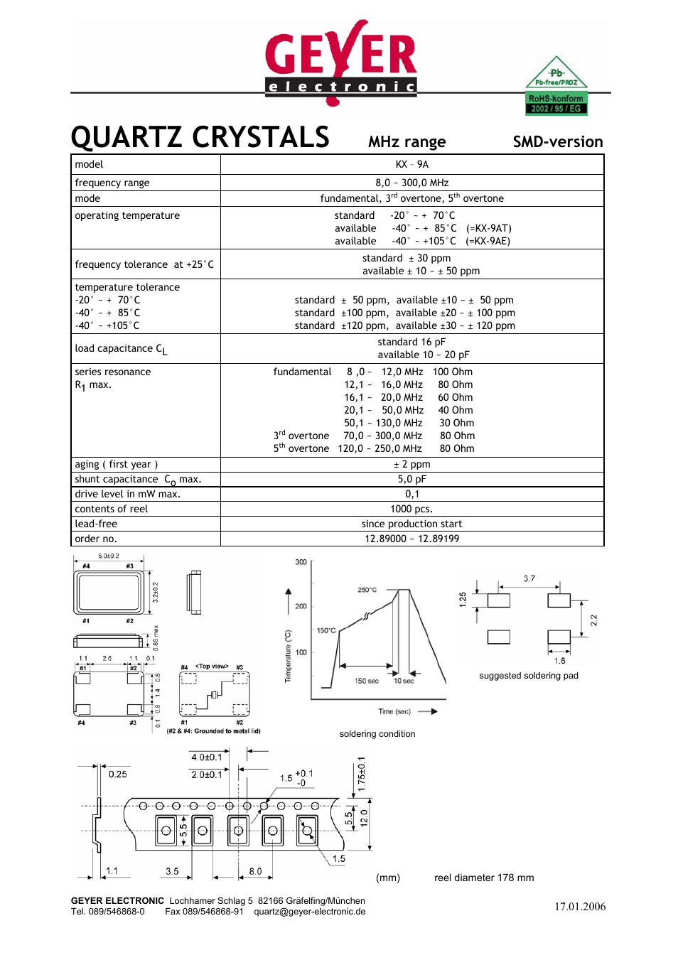 Rainbow Electronics KX-9А User Manual | 1 page
