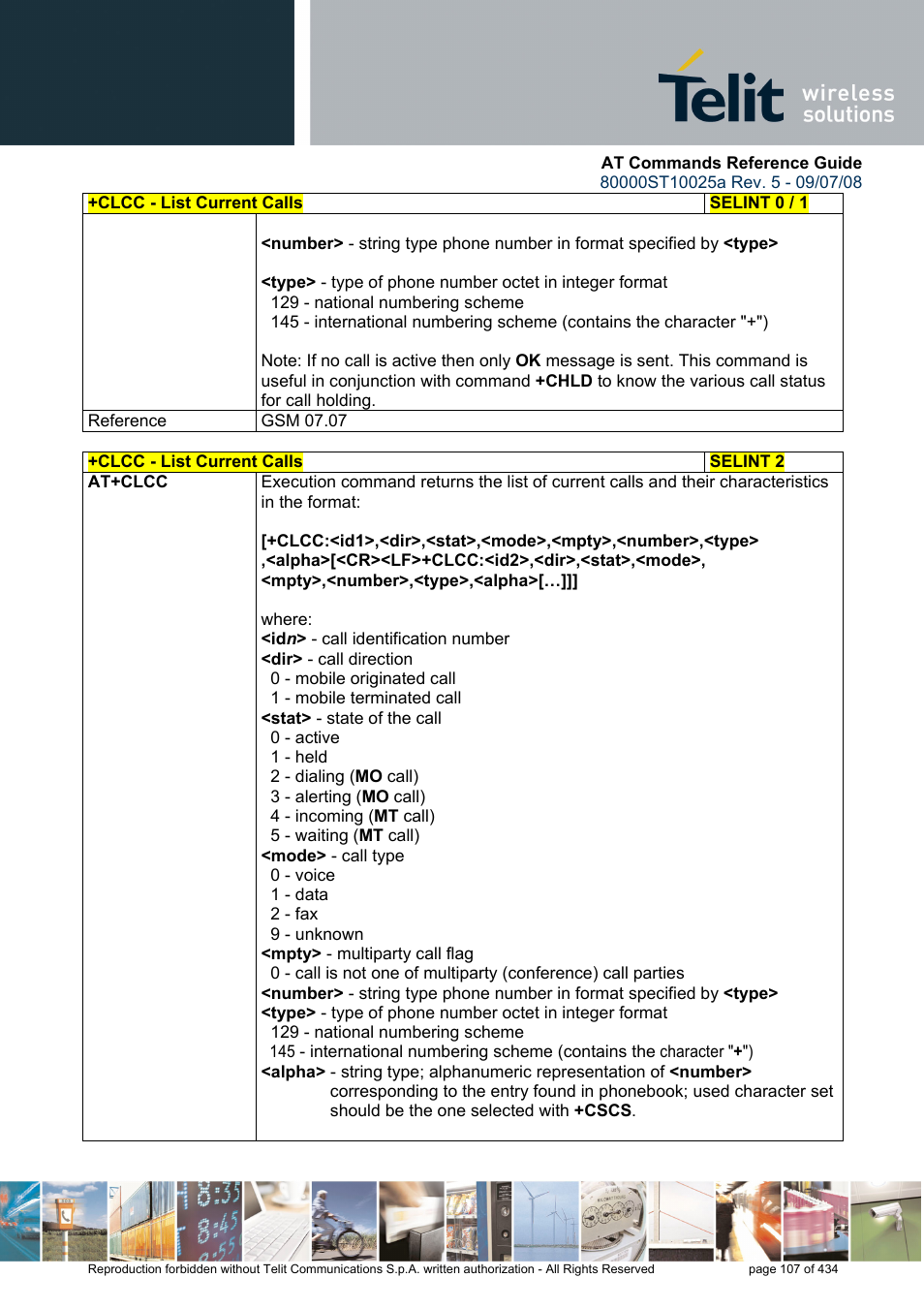 Rainbow Electronics GM862-QUAD-PY User Manual | Page 107 / 434