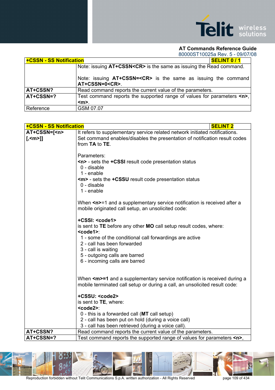 Rainbow Electronics GM862-QUAD-PY User Manual | Page 109 / 434