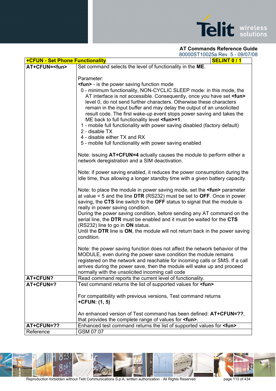 Rainbow Electronics GM862-QUAD-PY User Manual | Page 113 / 434