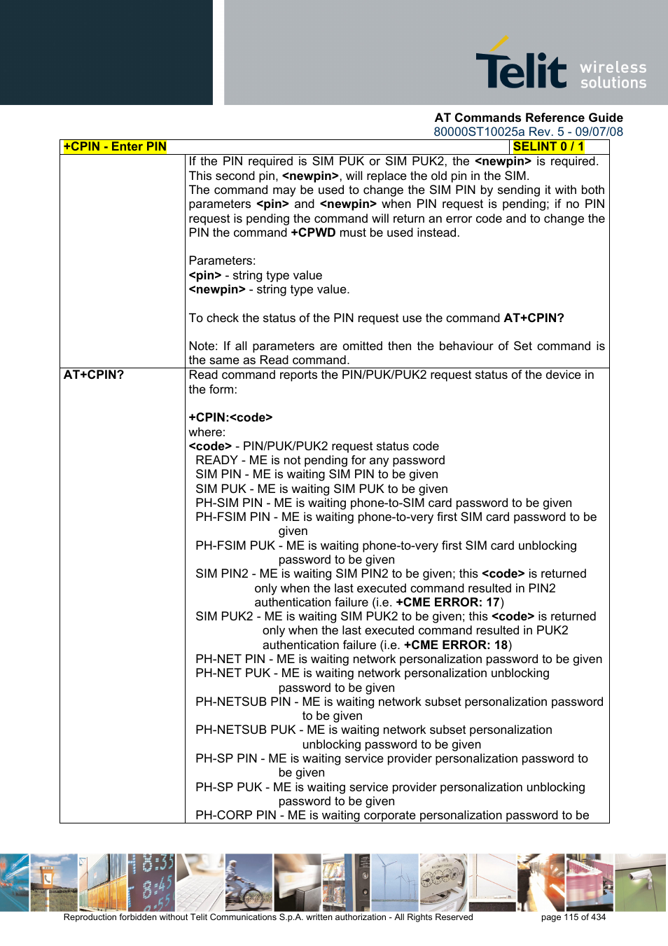 Rainbow Electronics GM862-QUAD-PY User Manual | Page 115 / 434