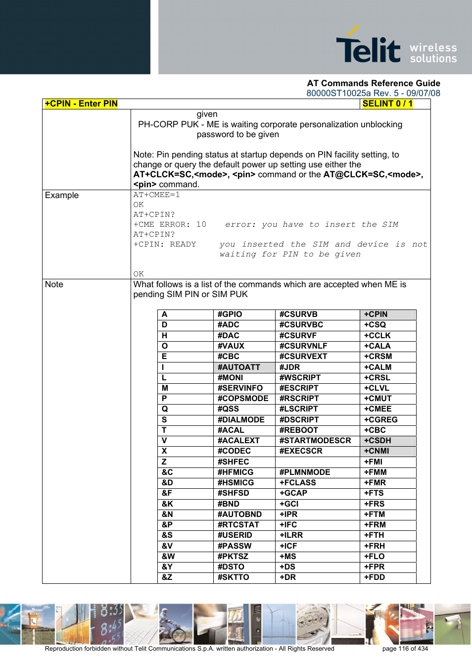 Rainbow Electronics GM862-QUAD-PY User Manual | Page 116 / 434