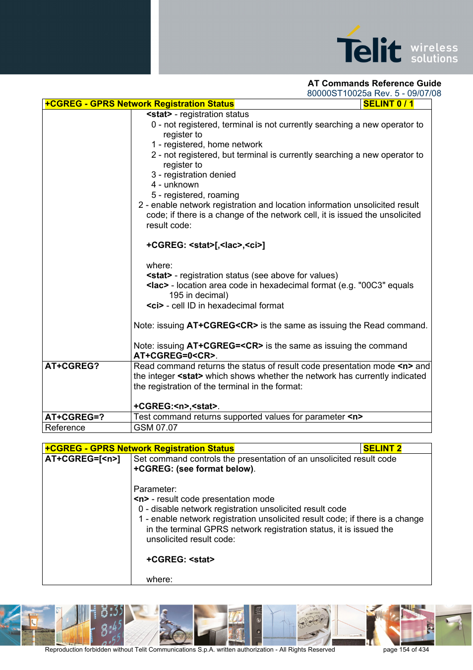 Rainbow Electronics GM862-QUAD-PY User Manual | Page 154 / 434
