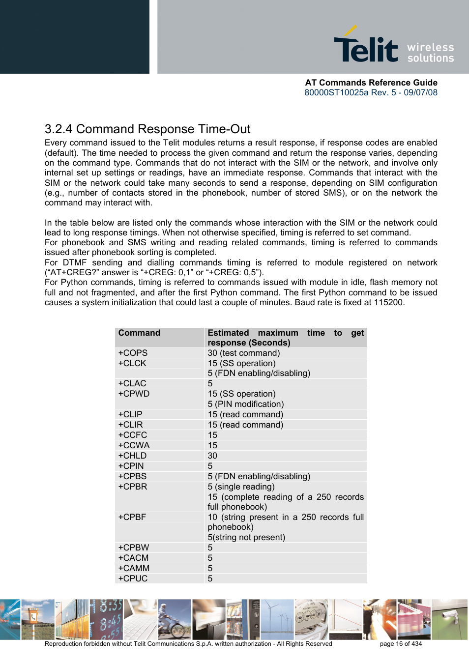 4 command response time-out | Rainbow Electronics GM862-QUAD-PY User Manual | Page 16 / 434