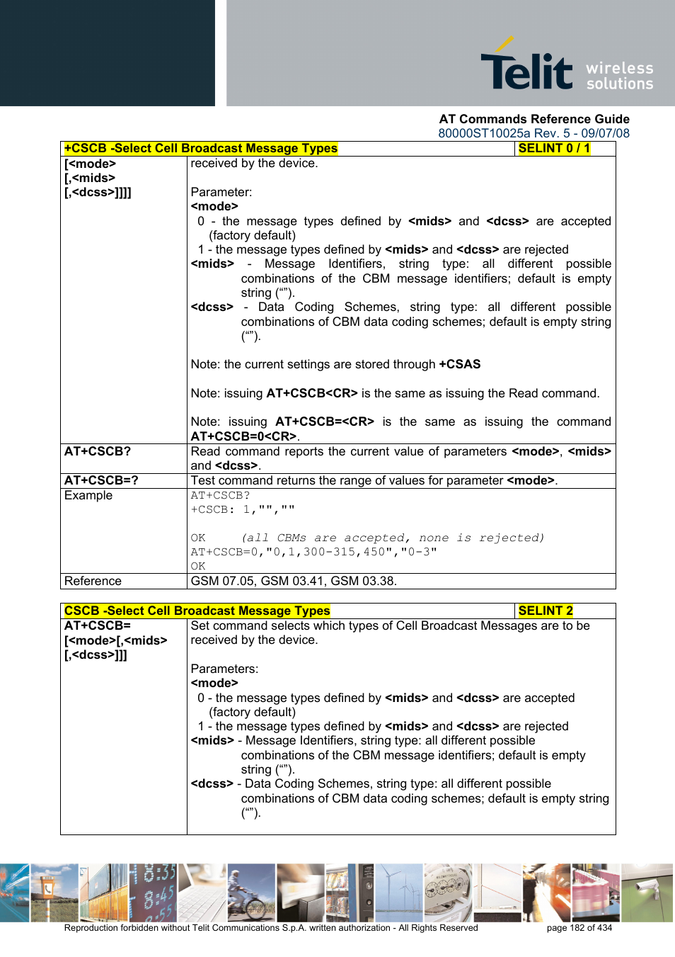 Rainbow Electronics GM862-QUAD-PY User Manual | Page 182 / 434