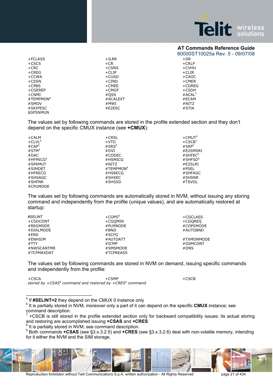 Rainbow Electronics GM862-QUAD-PY User Manual | Page 21 / 434