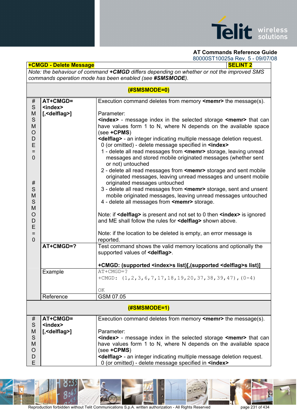 Rainbow Electronics GM862-QUAD-PY User Manual | Page 231 / 434