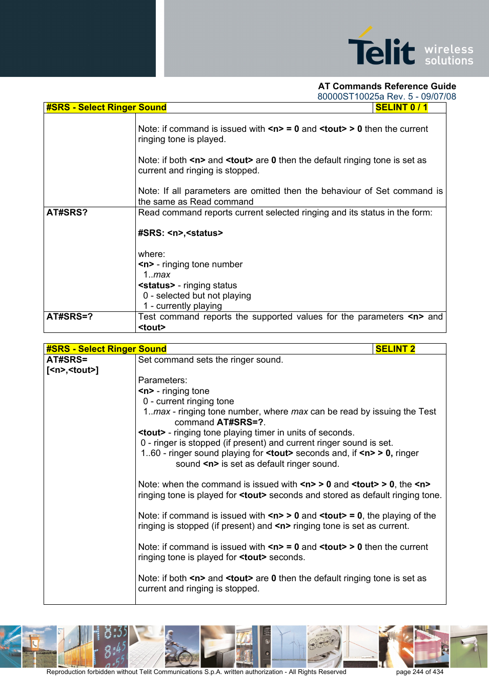 Rainbow Electronics GM862-QUAD-PY User Manual | Page 244 / 434