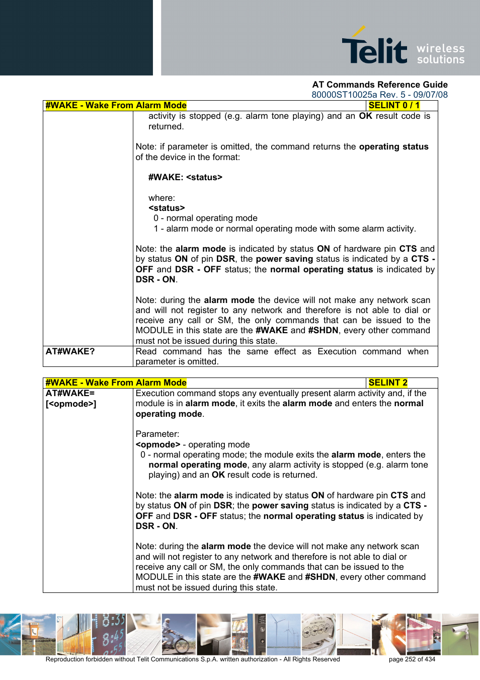Rainbow Electronics GM862-QUAD-PY User Manual | Page 252 / 434
