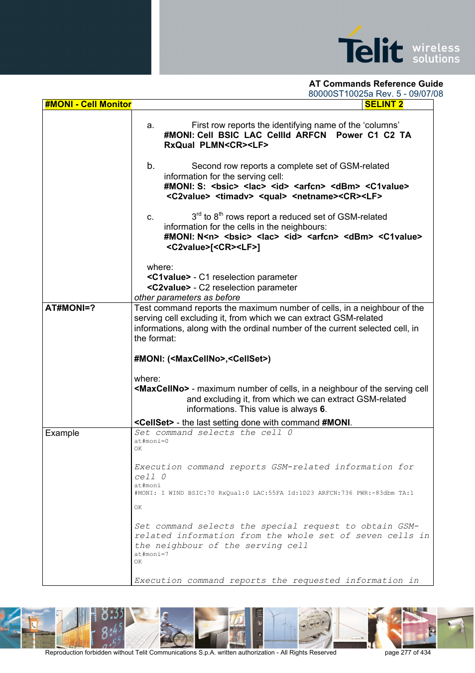 Rainbow Electronics GM862-QUAD-PY User Manual | Page 277 / 434