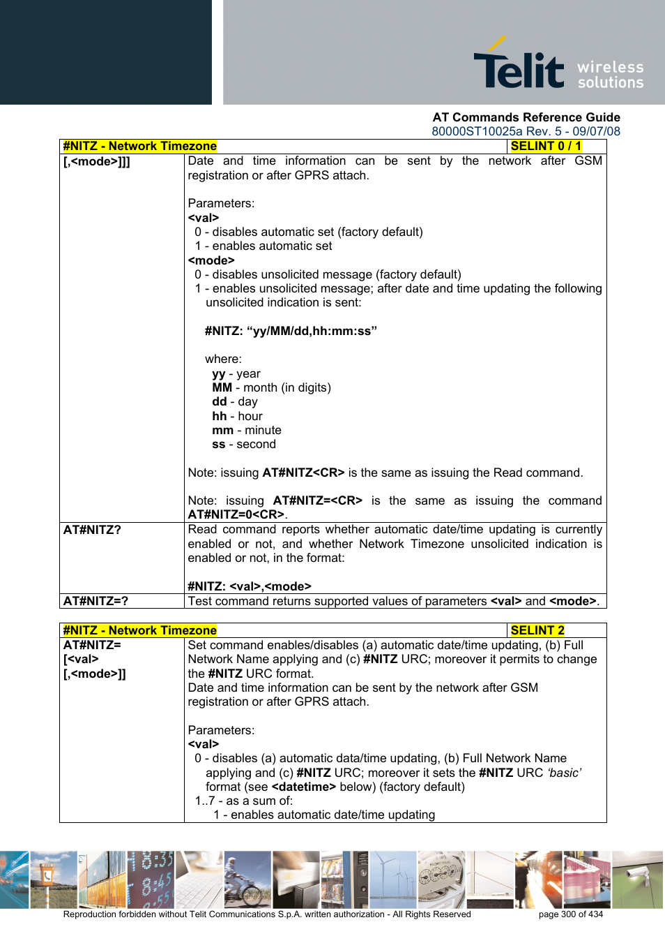 Rainbow Electronics GM862-QUAD-PY User Manual | Page 300 / 434