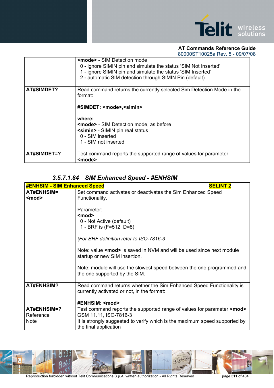 84 sim enhanced speed - #enhsim | Rainbow Electronics GM862-QUAD-PY User Manual | Page 311 / 434