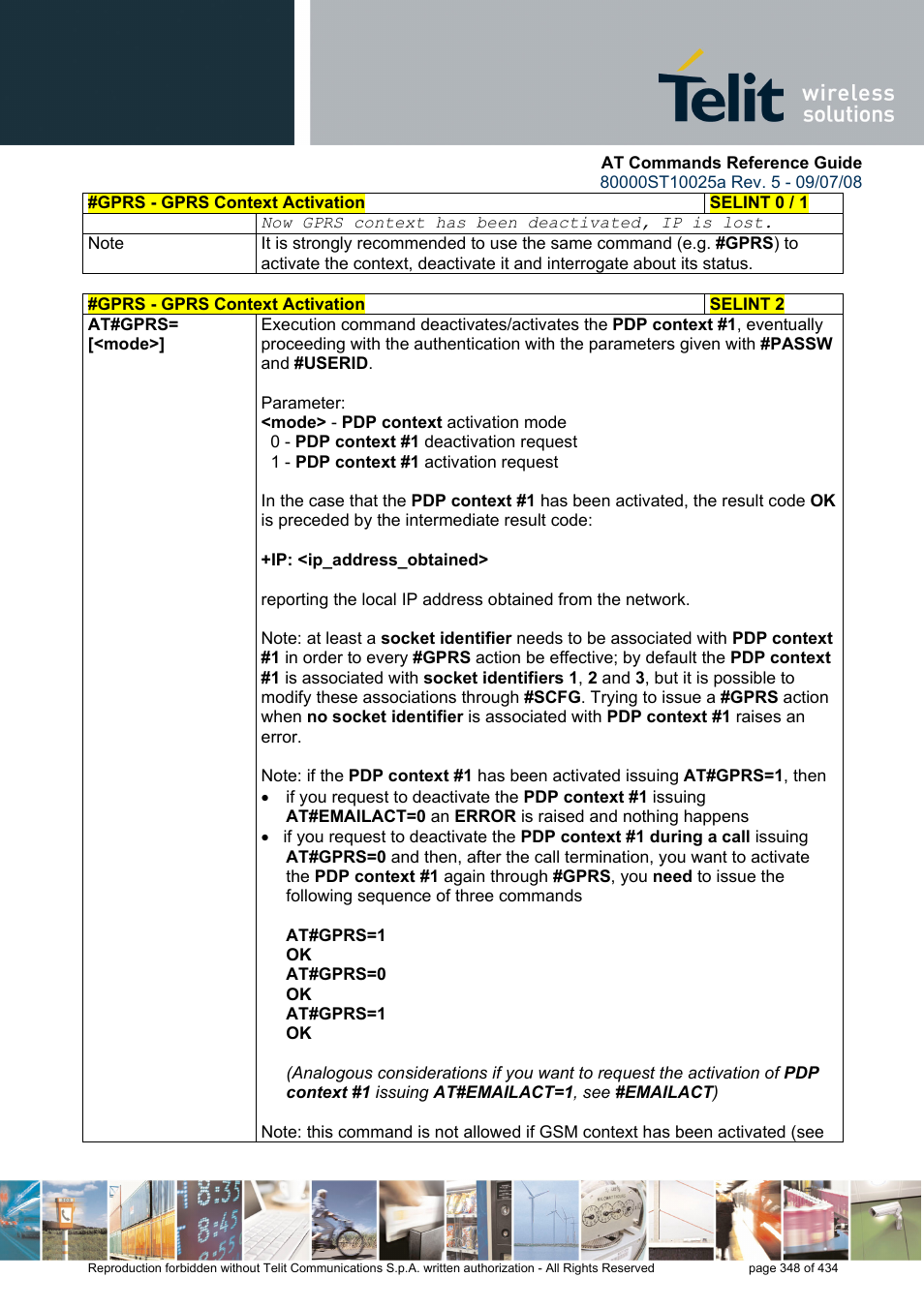Rainbow Electronics GM862-QUAD-PY User Manual | Page 348 / 434