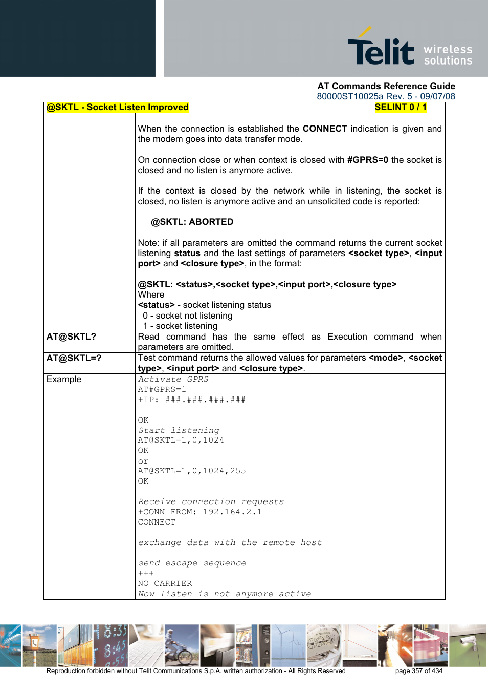 Rainbow Electronics GM862-QUAD-PY User Manual | Page 357 / 434