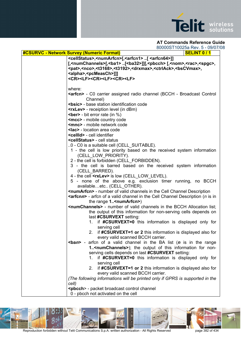 Rainbow Electronics GM862-QUAD-PY User Manual | Page 382 / 434