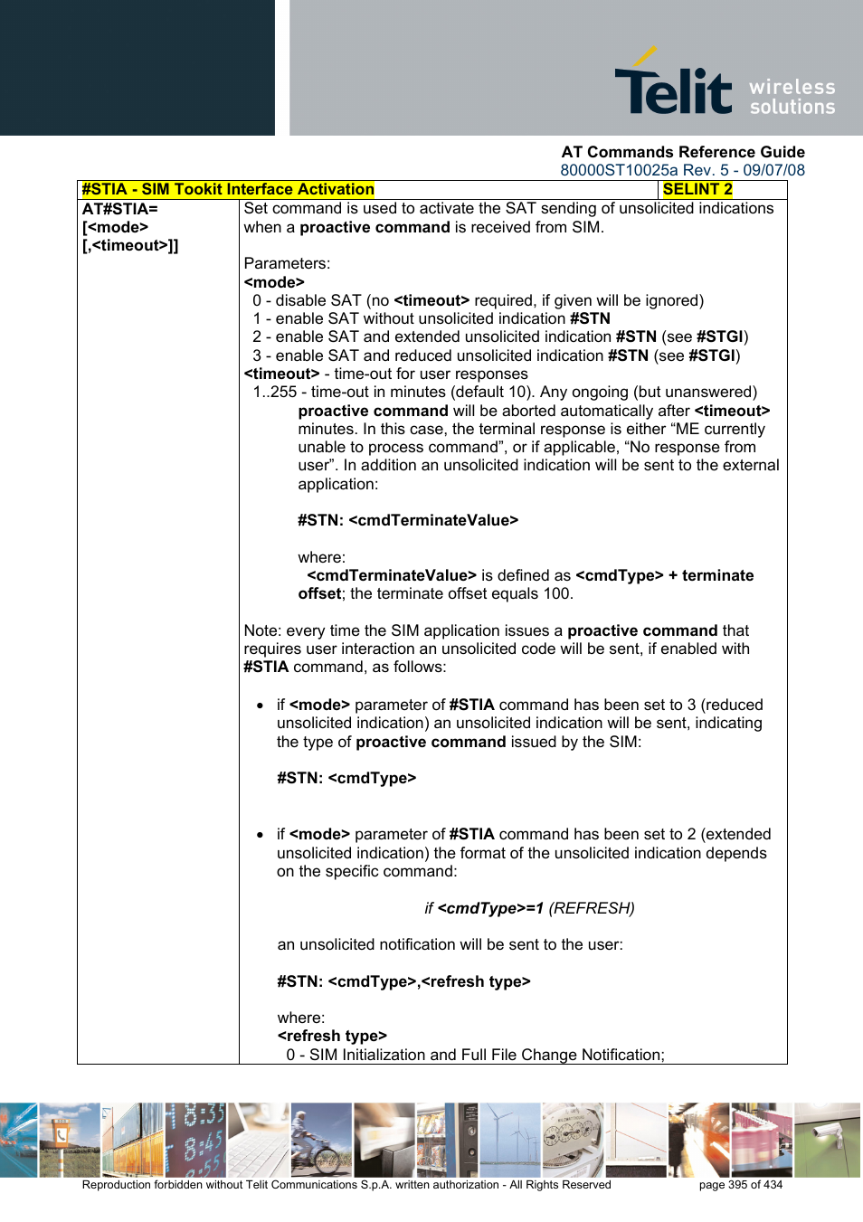 Rainbow Electronics GM862-QUAD-PY User Manual | Page 395 / 434