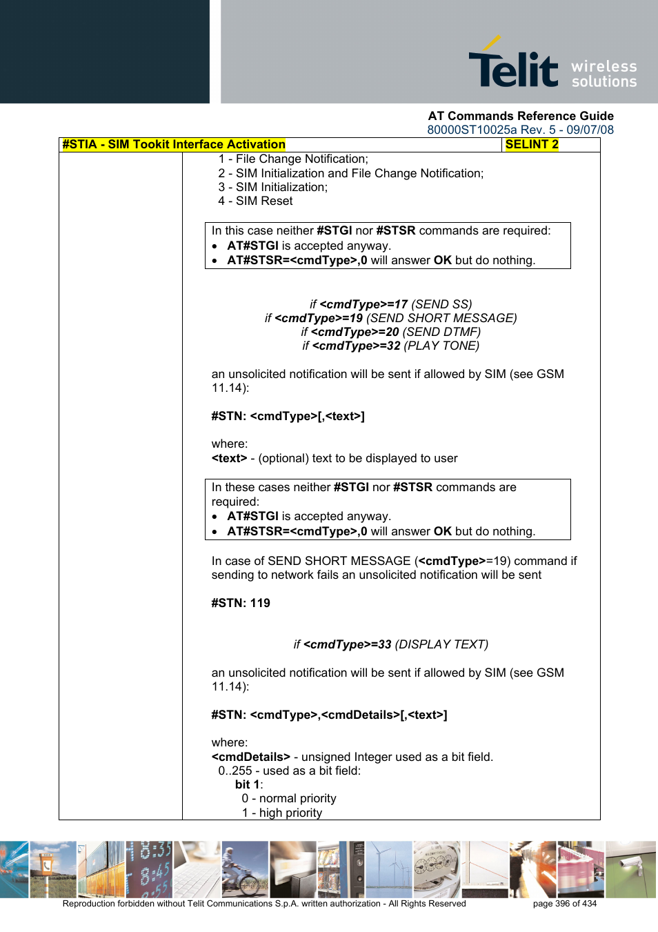 Rainbow Electronics GM862-QUAD-PY User Manual | Page 396 / 434