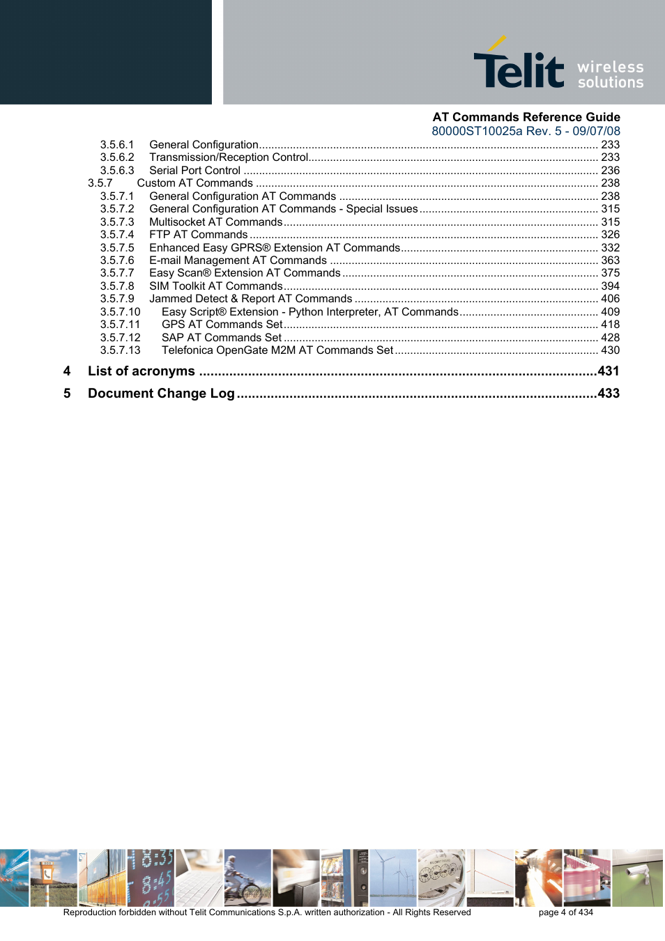 Rainbow Electronics GM862-QUAD-PY User Manual | Page 4 / 434
