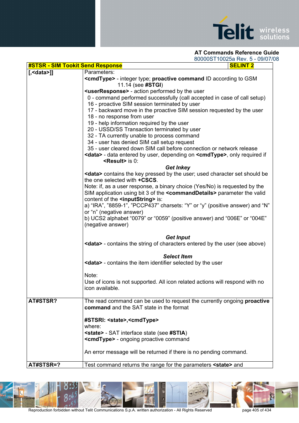 Rainbow Electronics GM862-QUAD-PY User Manual | Page 405 / 434