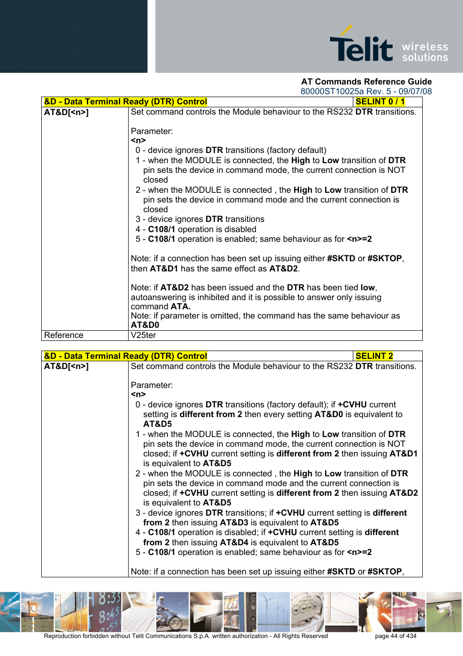 Rainbow Electronics GM862-QUAD-PY User Manual | Page 44 / 434