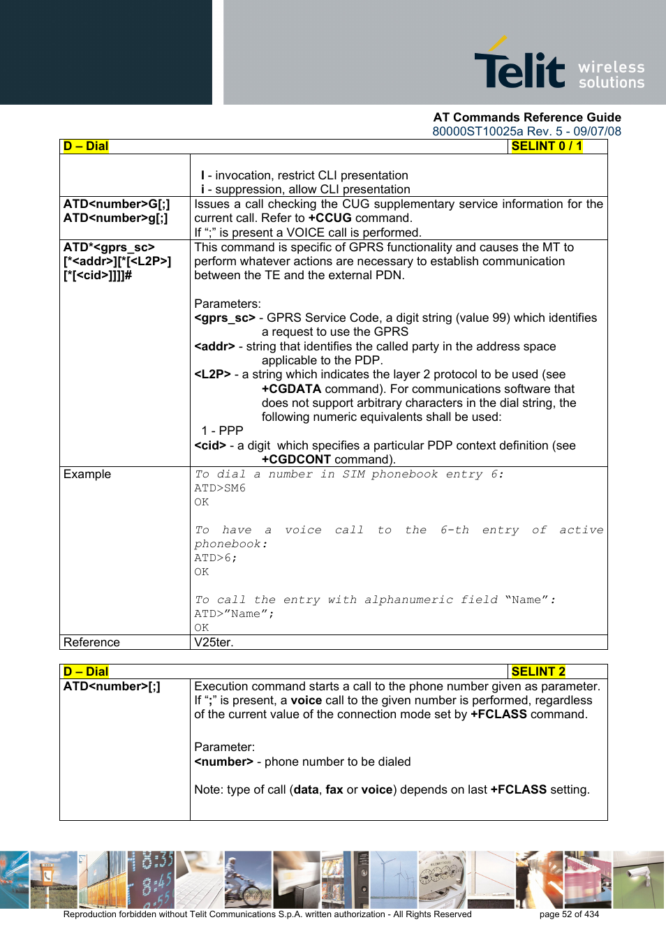 Rainbow Electronics GM862-QUAD-PY User Manual | Page 52 / 434