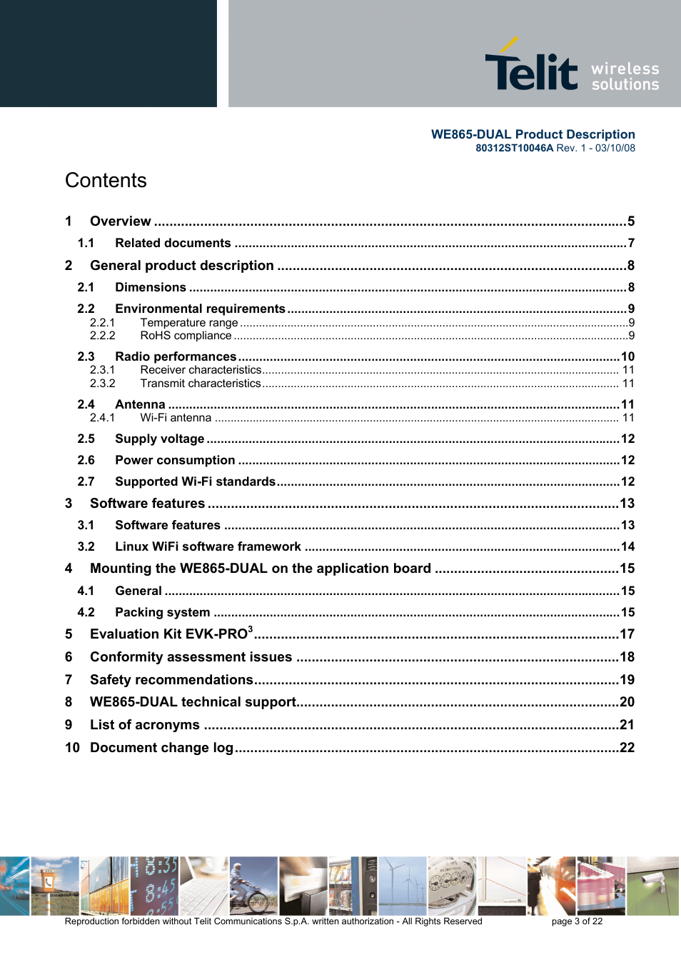 Rainbow Electronics WE865-DUAL User Manual | Page 3 / 22