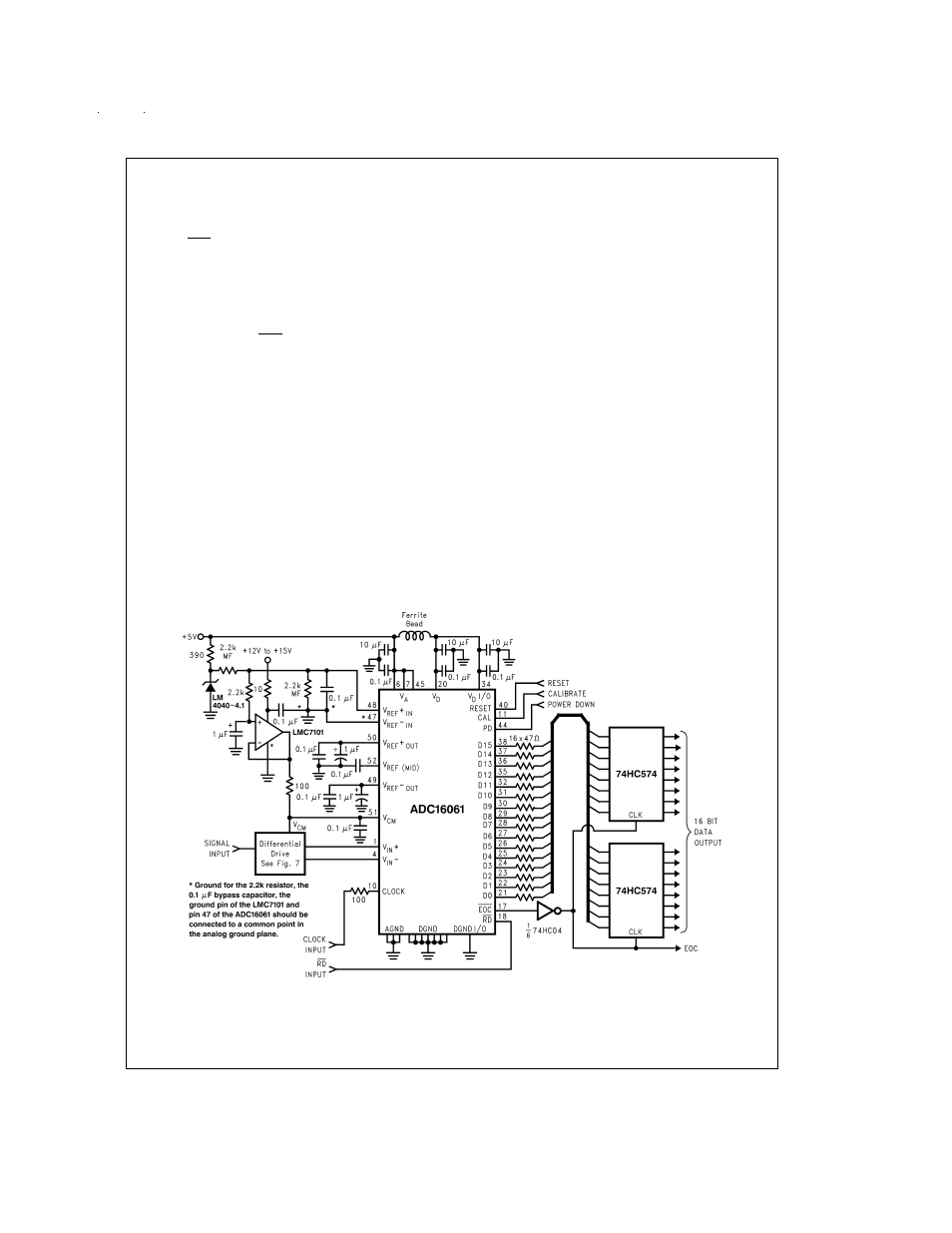 Applications information | Rainbow Electronics ADC16061 User Manual | Page 15 / 20