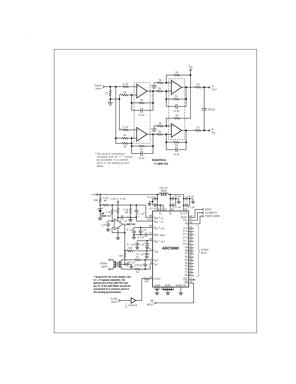 Applications information | Rainbow Electronics ADC16061 User Manual | Page 16 / 20