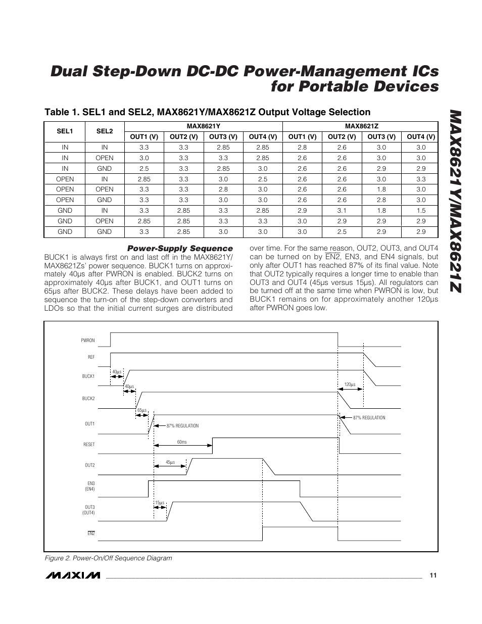 Rainbow Electronics MAX8621Z User Manual | Page 11 / 18