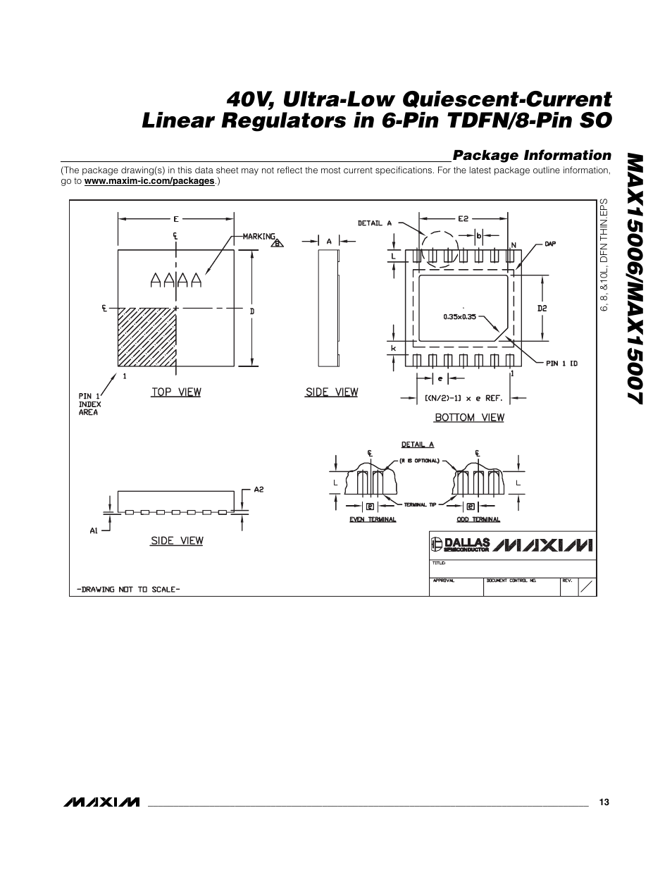 Rainbow Electronics MAX15007 User Manual | Page 13 / 15