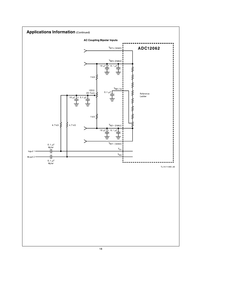 Applications information | Rainbow Electronics ADC12062 User Manual | Page 18 / 20